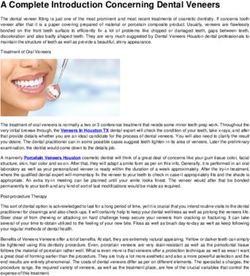 A Complete Introduction Concerning Dental Veneers