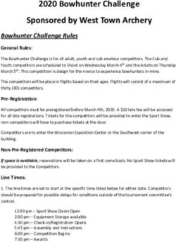 2020 Bowhunter Challenge Sponsored by West Town Archery