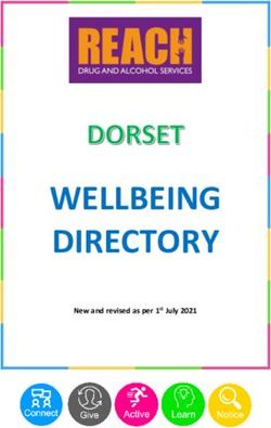 WELLBEING DIRECTORY New and revised as per 1st July 2021 - EDP Drug & Alcohol Services