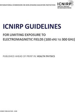 ICNIRP GUIDELINES FOR LIMITING EXPOSURE TO ELECTROMAGNETIC FIELDS (100 KHZ TO 300 GHZ) PUBLISHED AHEAD OF PRINT IN: HEALTH PHYSICS