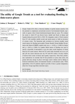 The utility of Google Trends as a tool for evaluating flooding in data scarce places