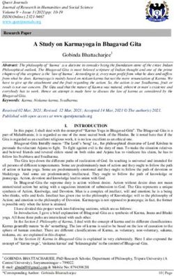 A Study on Karmayoga in Bhagavad Gita - Quest Journals