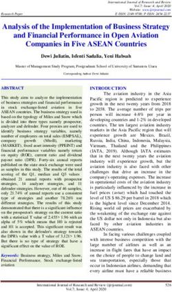 Analysis of the Implementation of Business Strategy and Financial Performance in Open Aviation Companies in Five ASEAN Countries