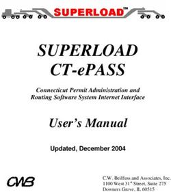SUPERLOAD CT-ePASS User's Manual - Updated, December 2004