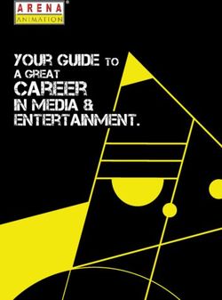 Career in Media & Entertainment - Arena Animation