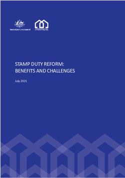 STAMP DUTY REFORM: BENEFITS AND CHALLENGES - July 2021 - NHFIC