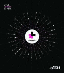 IMPACT REPORT 2019 - HEFORSHE