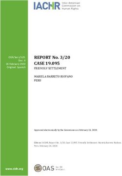 MARIELA BARRETO RIOFANO PERU - Approved electronically by the Commission on February 24, 2020 - Organization of American States