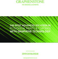 THE MOST ADVANCED SOLUTION IN - ECOLOGICAL PAINTS & COATINGS WITH GRAPHENE TECHNOLOGY