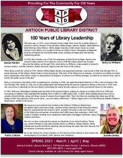 100 Years of Library Leadership - Antioch Public Library District