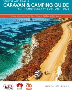 CARAVAN & CAMPING GUIDE - SOUTH AUSTRALIA 45TH ANNIVERSARY EDITION 2021 - SA Parks