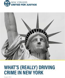 WHAT'S (REALLY) DRIVING CRIME IN NEW YORK - August 2021