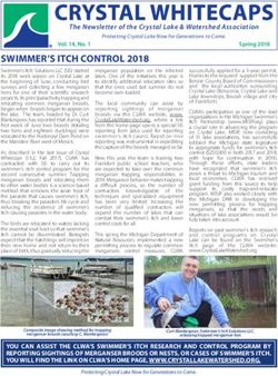 SWIMMER'S ITCH CONTROL 2018 - Crystal Lake Watershed
