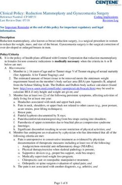 Clinical Policy: Reduction Mammoplasty and Gynecomastia Surgery