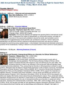 NASW-MD Chapter's Virtual - 2022 Annual Social Work Month Conference - The Time is Right for Social Work Thursday - Friday, March 24-25, 2022