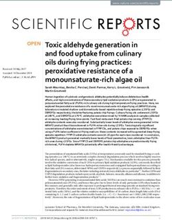 Toxic aldehyde generation in and food uptake from culinary oils during frying practices: peroxidative resistance of a monounsaturate-rich algae ...