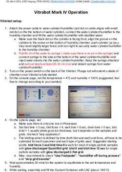 Vitrobot Mark IV Operation