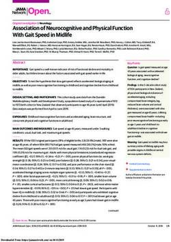 Association of Neurocognitive and Physical Function With Gait Speed in Midlife - Townnews