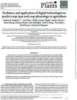 Evolution and application of digital technologies to predict crop type and crop phenology in agriculture
