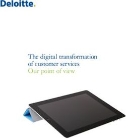 The digital transformation of customer services Our point of view - Deloitte