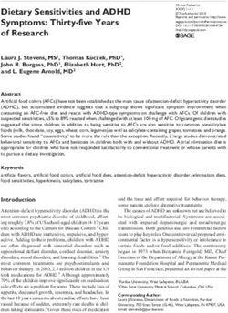 Dietary Sensitivities and ADHD Symptoms: Thirty-five Years of Research