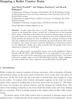 Stopping a Roller Coaster Train.