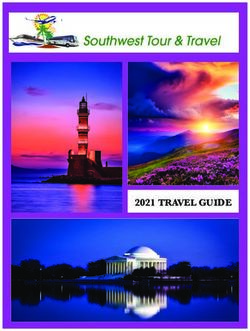 2021 TRAVEL GUIDE - Southwest Tour & Travel