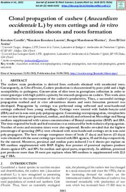 Clonal propagation of cashew (Anacardium occidentale L.) by stem cuttings and in vitro adventitious shoots and roots formation