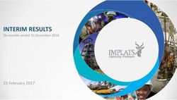 INTERIM RESULTS Six months ended 31 December 2016 - 23 February 2017 - Implats