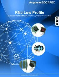 RNJ Low Profile Harsh Environment Rack & Panel Cylindrical Connectors - ...