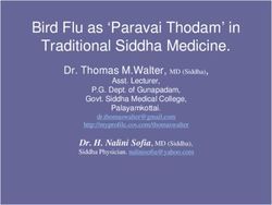 Bird Flu as 'Paravai Thodam' in Traditional Siddha Medicine.