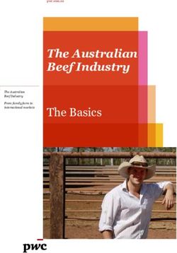 THE AUSTRALIAN BEEF INDUSTRY - THE BASICS - PWC AUSTRALIA