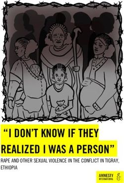 "I DON'T KNOW IF THEY REALIZED I WAS A PERSON" - RAPE AND OTHER SEXUAL VIOLENCE IN THE CONFLICT IN TIGRAY, ETHIOPIA - Amnesty International