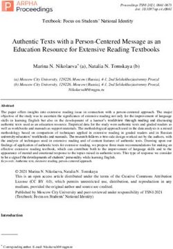 Authentic Texts with a Person-Centered Message as an Education Resource for Extensive Reading Textbooks