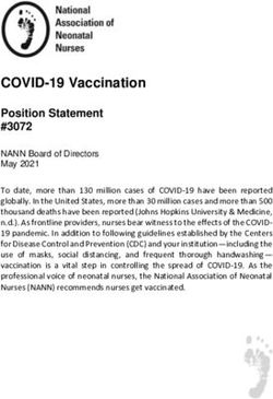 COVID-19 Vaccination - National ...