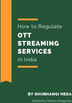 OTT STREAMING SERVICES - How to Regulate - BY SHUBHANGI HEDA - Center for ...