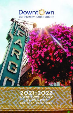 2021-2022 DOWNTOWN FARGO GUIDE & MAP - COMMUNITY PARTNERSHIP