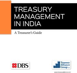 Treasury ManageMenT in india - A Treasurer's Guide - www.treasuryalliance.com - Treasury Alliance Group