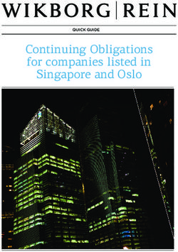 Continuing Obligations for companies listed in Singapore and Oslo