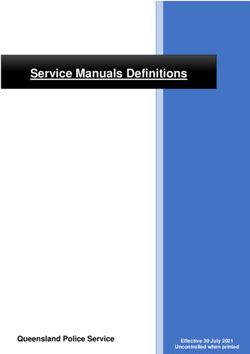 Service Manuals Definitions - Queensland Police Service