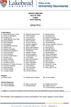 University Secretariat - Office of the - Lakehead University