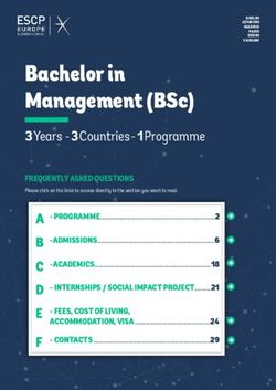 Bachelor in Management (BSc) - 3 Years - 3 Countries - 1 Programme