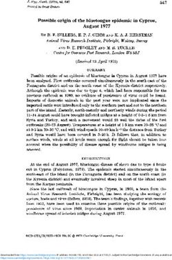 Possible origin of the bluetongue epidemic in Cyprus, August 1977