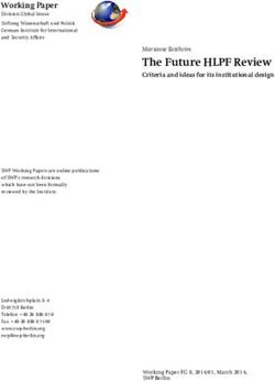 The Future HLPF Review - Marianne Beisheim