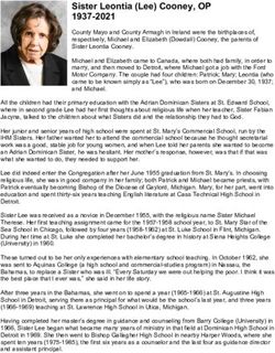 Sister Leontia (Lee) Cooney, OP 1937-2021