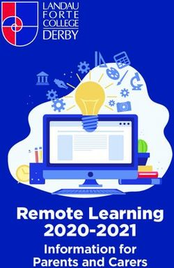 Remote Learning 2020-2021 - Information for Parents and Carers - Landau Forte College Derby