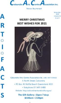 MERRY CHRISTMAS BEST WISHES FOR 2021 - Caloundra Arts Centre Association Inc.