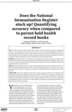 Does the National Immunisation Register stack up? Quantifying accuracy when compared to parent-held health record books
