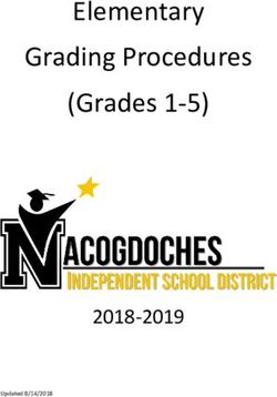 Elementary Grading Procedures (Grades 1-5) 2018-2019