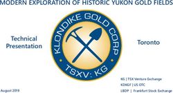 MODERN EXPLORATION OF HISTORIC YUKON GOLD FIELDS - Technical Toronto - Klondike Gold Corp.
